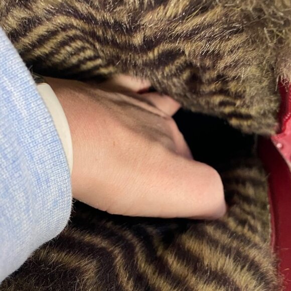 Juicy Couture Wedge Snow Boots Size 7 Snowflurry Knee High Quilted Faux Fur Y2K - Picture 11 of 13